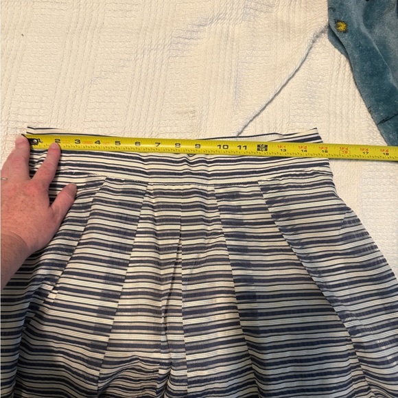 J.Crew Striped Blue & White Skirt | ASO Quinn Fabray on Glee | Women’s Size 6 - Picture 6 of 6